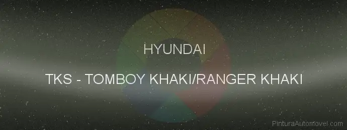 Pintura Hyundai TKS Tomboy Khaki/ranger Khaki