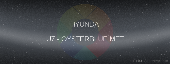 Pintura Hyundai U7 Oysterblue Met.