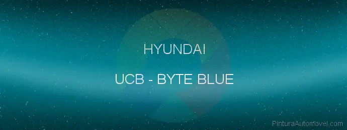 Pintura Hyundai UCB Byte Blue