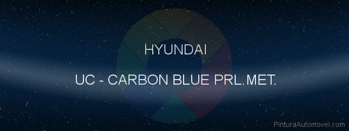 Pintura Hyundai UC Carbon Blue Prl.met.