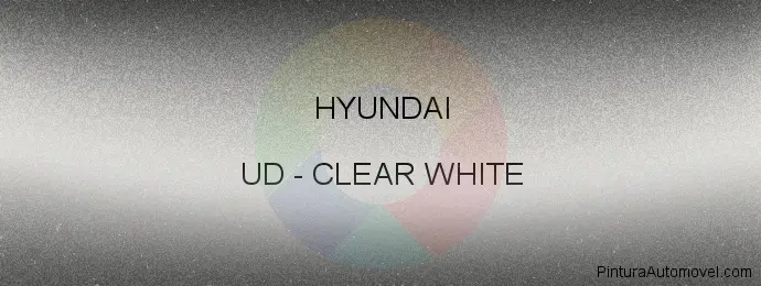 Pintura Hyundai UD Clear White