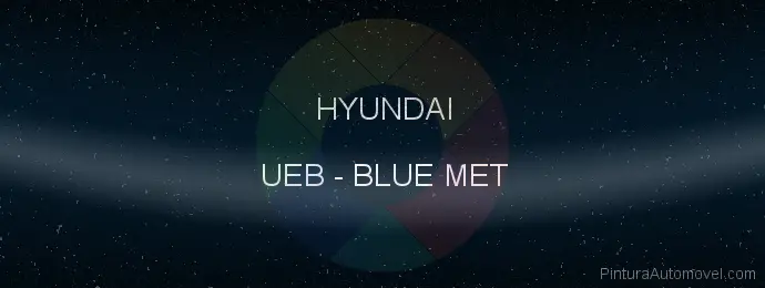 Pintura Hyundai UEB Blue Met