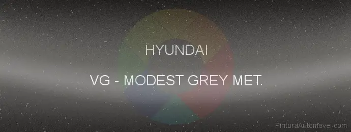 Pintura Hyundai VG Modest Grey Met.