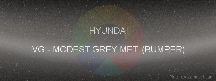 Pintura Hyundai VG Modest Grey Met. (bumper)