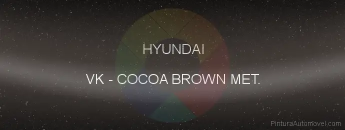 Pintura Hyundai VK Cocoa Brown Met.