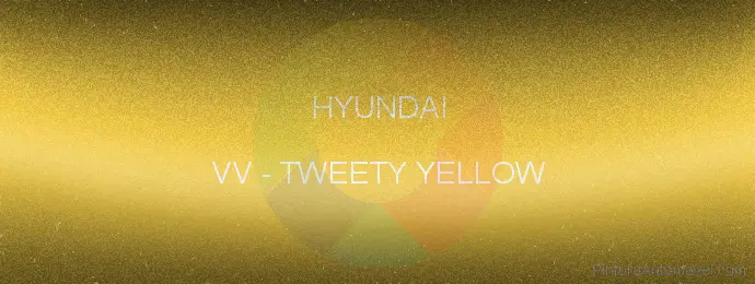 Pintura Hyundai VV Tweety Yellow