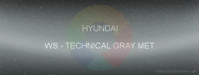 Pintura Hyundai WS Technical Gray Met.