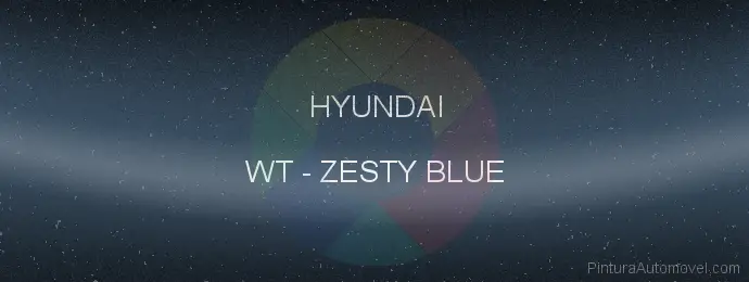 Pintura Hyundai WT Zesty Blue