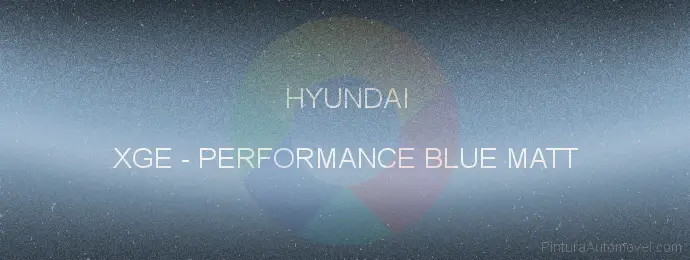 Pintura Hyundai XGE Performance Blue Matt