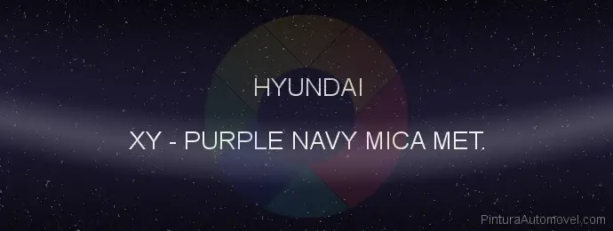 Pintura Hyundai XY Purple Navy Mica Met.