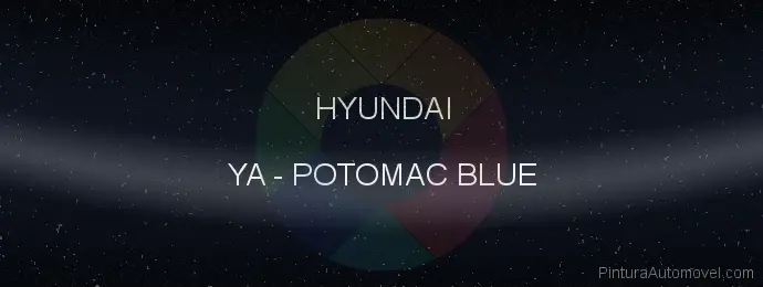 Pintura Hyundai YA Potomac Blue