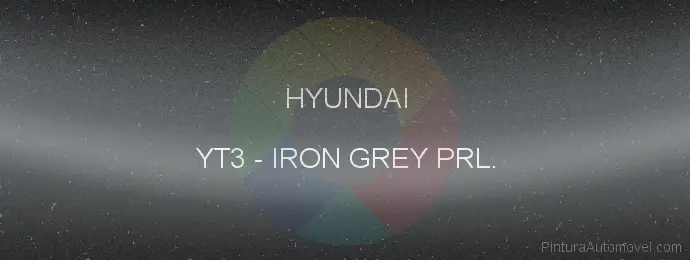 Pintura Hyundai YT3 Iron Grey Prl.