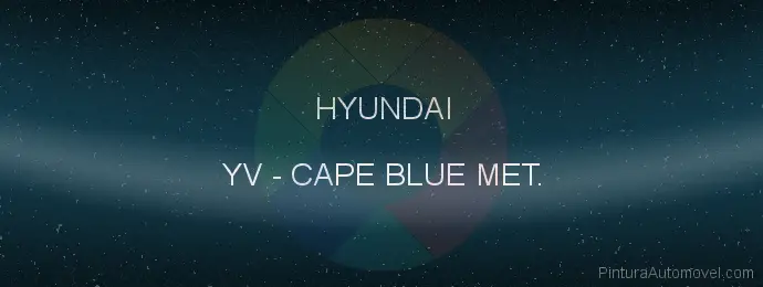 Pintura Hyundai YV Cape Blue Met.