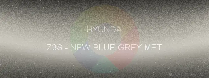 Pintura Hyundai Z3S New Blue Grey Met.