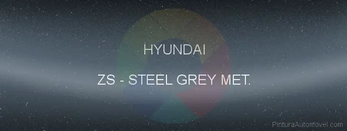 Pintura Hyundai ZS Steel Grey Met.