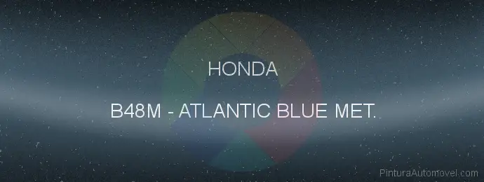 Pintura Honda B48M Atlantic Blue Met.