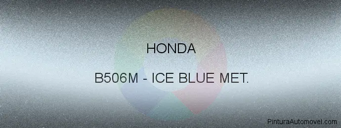 Pintura Honda B506M Ice Blue Met.