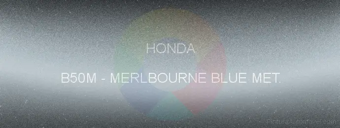 Pintura Honda B50M Merlbourne Blue Met.