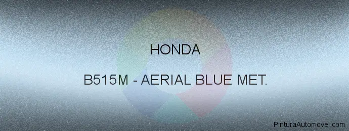 Pintura Honda B515M Aerial Blue Met.