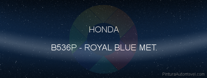 Pintura Honda B536P Royal Blue Met.