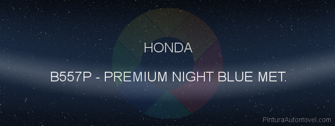 Pintura Honda B557P Premium Night Blue Met.