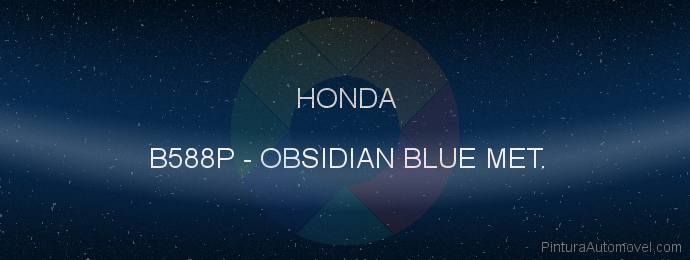 Pintura Honda B588P Obsidian Blue Met.