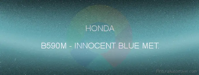 Pintura Honda B590M Innocent Blue Met.