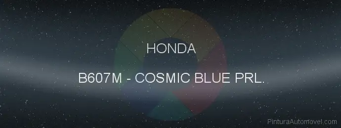Pintura Honda B607M Cosmic Blue Prl.
