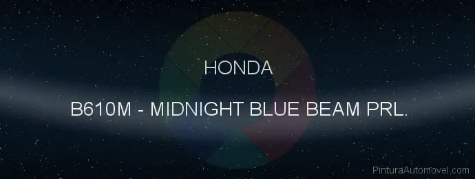 Pintura Honda B610M Midnight Blue Beam Prl.