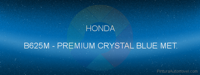 Pintura Honda B625M Premium Crystal Blue Met.