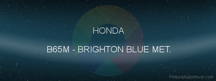 Pintura Honda B65M Brighton Blue Met.