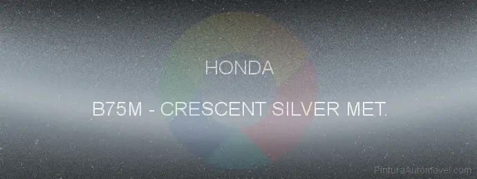 Pintura Honda B75M Crescent Silver Met.