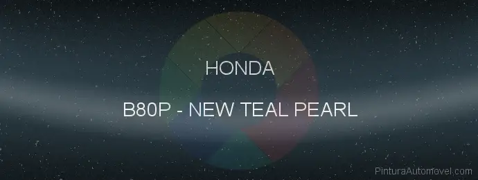 Pintura Honda B80P New Teal Pearl