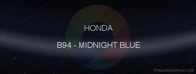 Pintura Honda B94 Midnight Blue