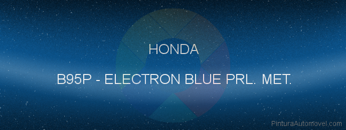 Pintura Honda B95P Electron Blue Prl. Met.