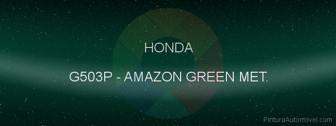Pintura Honda G503P Amazon Green Met.