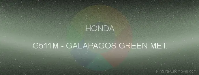 Pintura Honda G511M Galapagos Green Met.