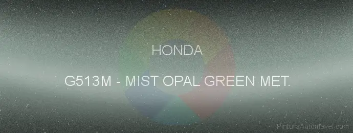 Pintura Honda G513M Mist Opal Green Met.
