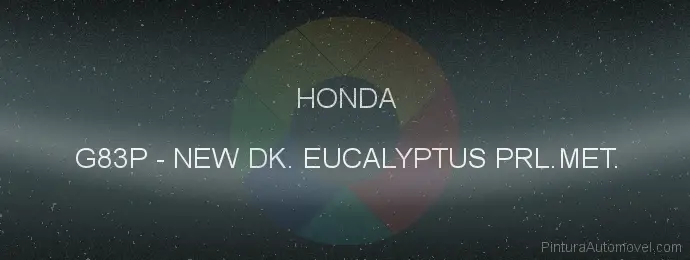 Pintura Honda G83P New Dk. Eucalyptus Prl.met.