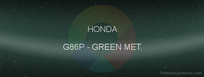 Pintura Honda G86P Green Met.
