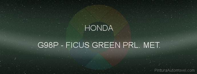 Pintura Honda G98P Ficus Green Prl. Met.