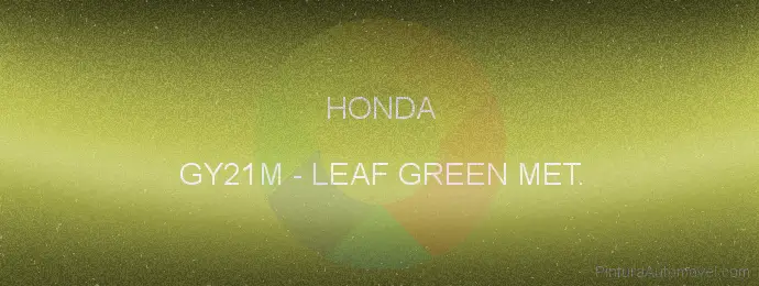 Pintura Honda GY21M Leaf Green Met.