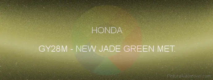 Pintura Honda GY28M New Jade Green Met.