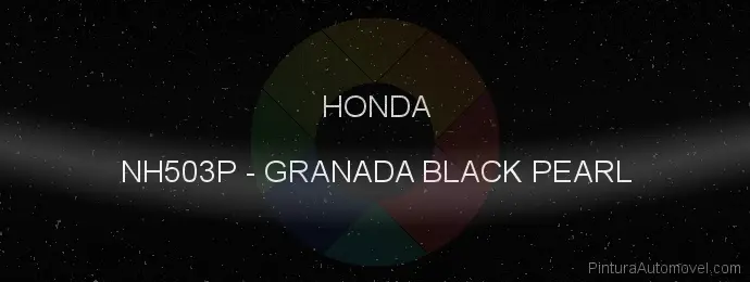 Pintura Honda NH503P Granada Black Pearl