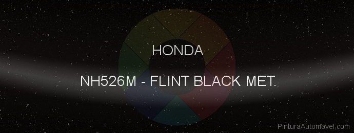 Pintura Honda NH526M Flint Black Met.