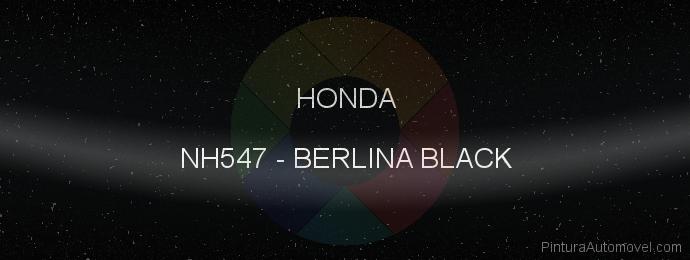 Pintura Honda NH547 Berlina Black