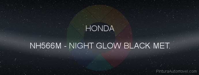 Pintura Honda NH566M Night Glow Black Met.