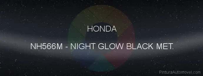 Pintura Honda NH566M Night Glow Black Met.