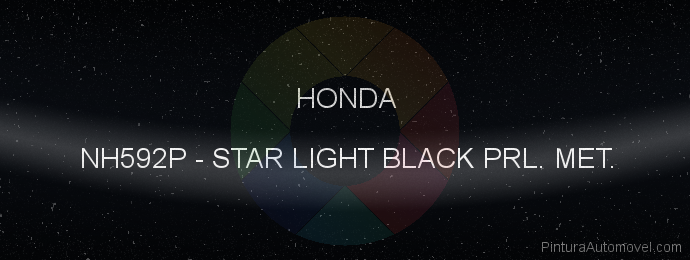 Pintura Honda NH592P Star Light Black Prl. Met.