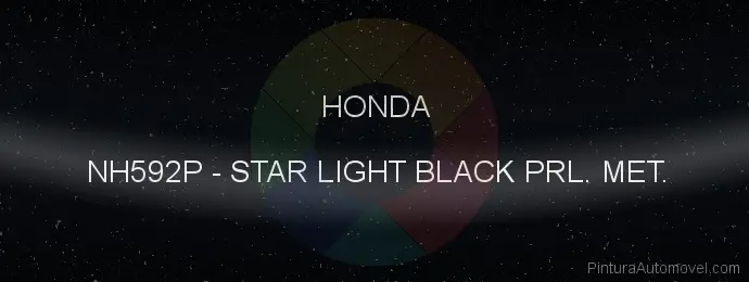 Pintura Honda NH592P Star Light Black Prl. Met.